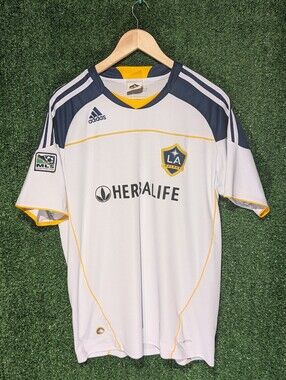 Adidas LA Galaxy MLS Soccer Jersey Climalite White